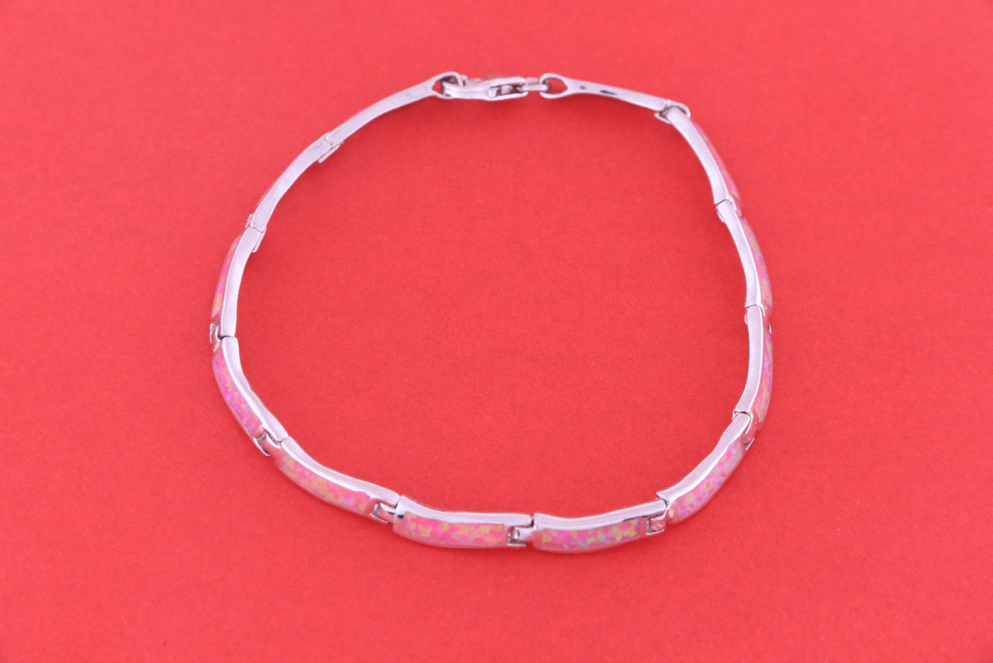 Bratara argint cu opal roz 162B5513